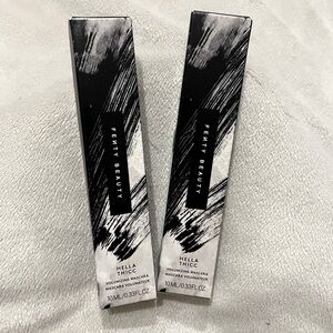 Fenty Beauty Hella Thicc Voluminizing Black Mascara. NEW! Set of two!